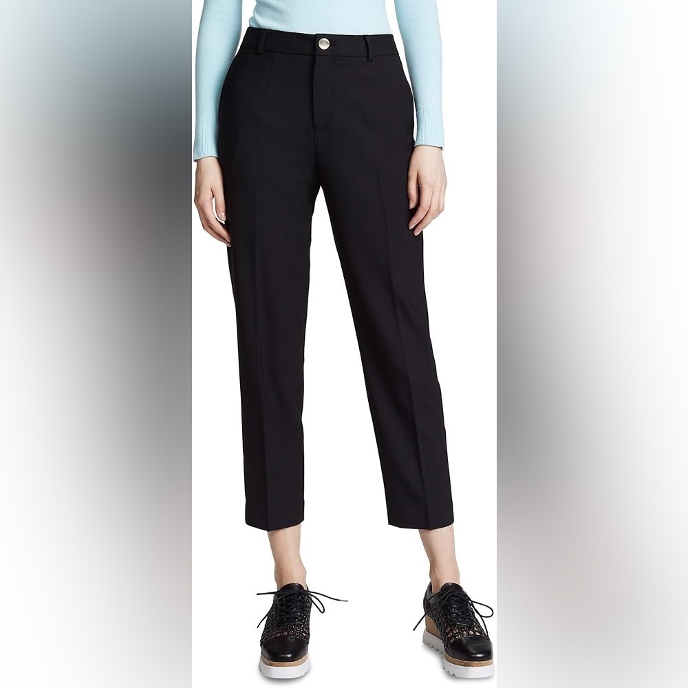 Club Monaco Classic Black Straight Leg Pants - Picture 1 of 9